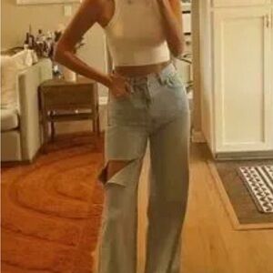 12th Tribe Brooklyn Slash Boyfriend Jeans